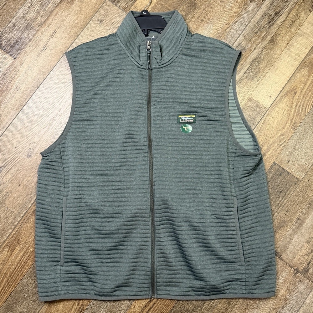 L.L. Bean Blue/Green “Airlight Vest” Men's XL Size X-Large NWT
